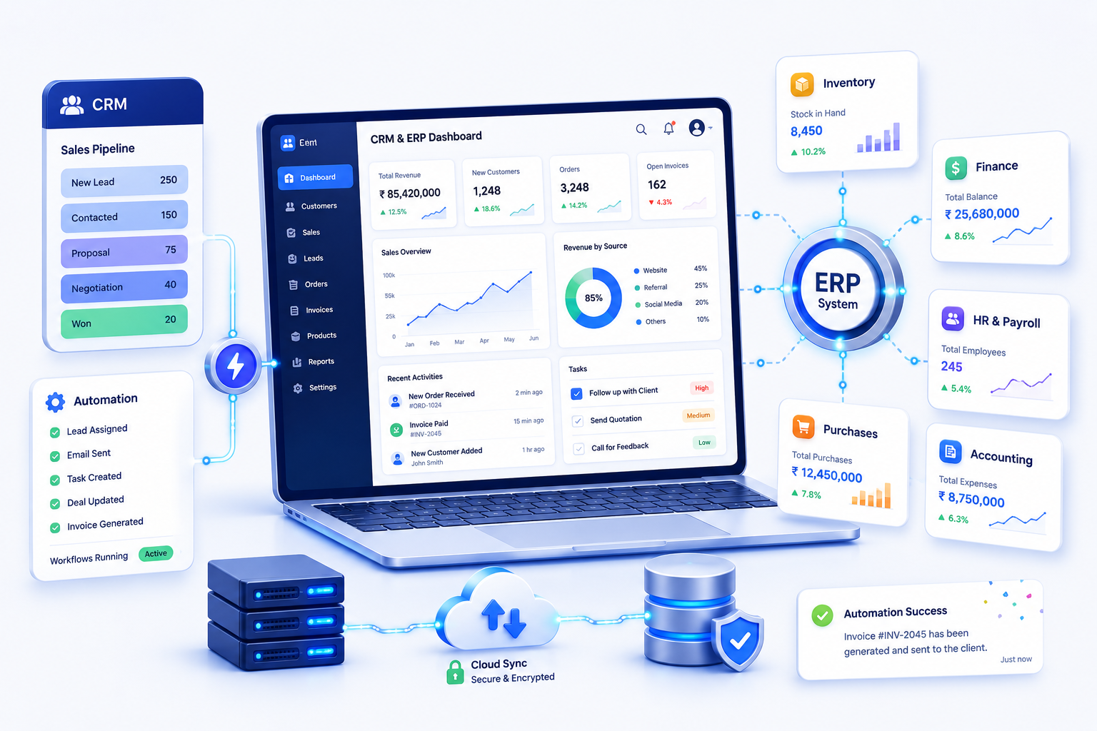 CRM & ERP Development